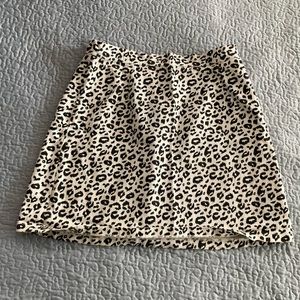 Leopard Mini Skirt
